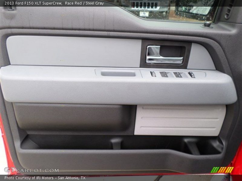 Race Red / Steel Gray 2013 Ford F150 XLT SuperCrew
