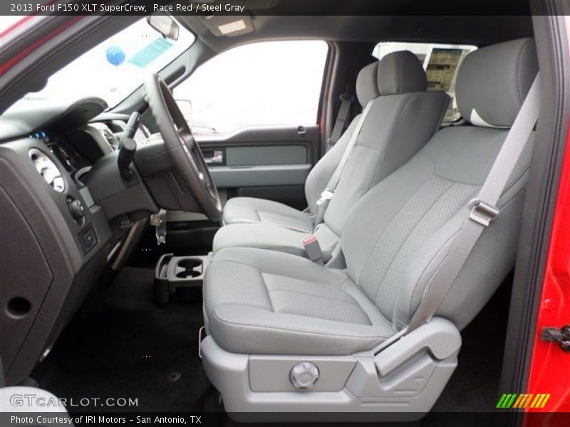 Race Red / Steel Gray 2013 Ford F150 XLT SuperCrew
