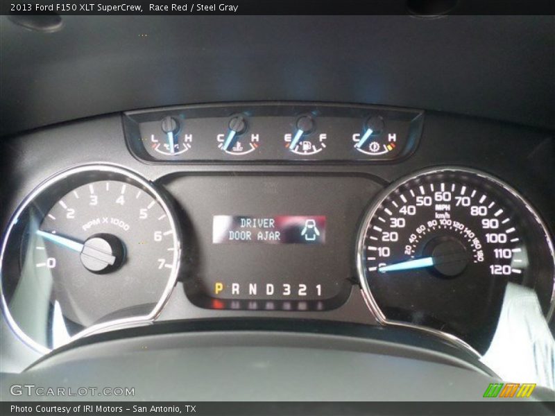 Race Red / Steel Gray 2013 Ford F150 XLT SuperCrew