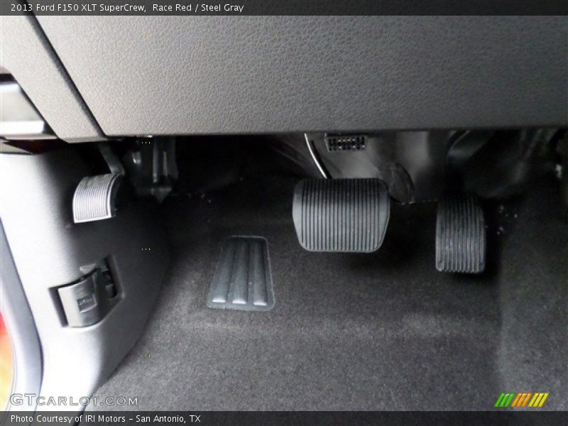Race Red / Steel Gray 2013 Ford F150 XLT SuperCrew
