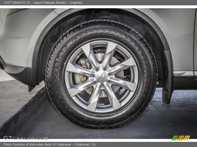Liquid Platinum Metallic / Graphite 2007 Infiniti FX 35