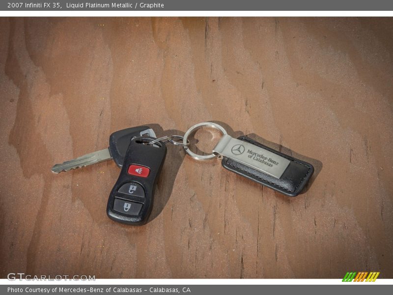 Liquid Platinum Metallic / Graphite 2007 Infiniti FX 35