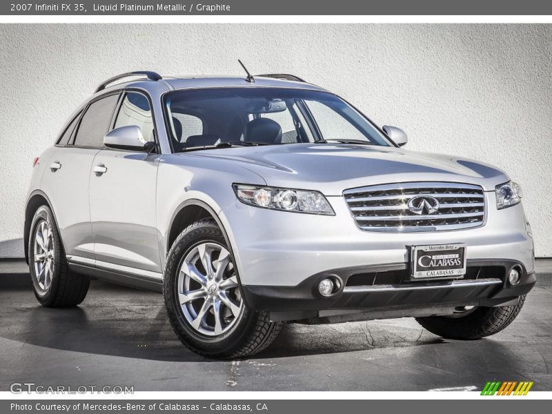 Liquid Platinum Metallic / Graphite 2007 Infiniti FX 35