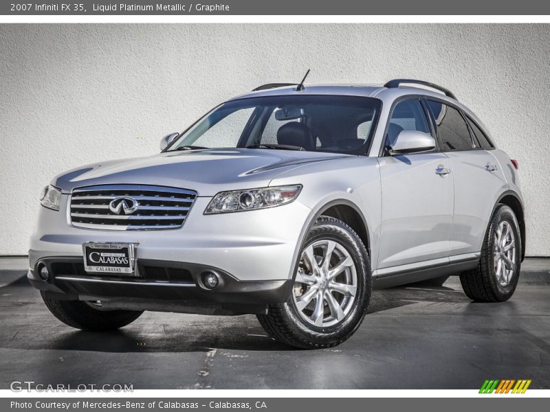 Liquid Platinum Metallic / Graphite 2007 Infiniti FX 35