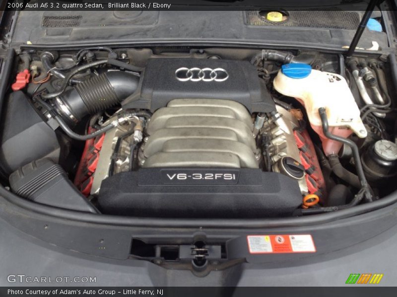 Brilliant Black / Ebony 2006 Audi A6 3.2 quattro Sedan