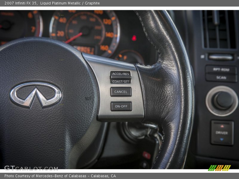 Liquid Platinum Metallic / Graphite 2007 Infiniti FX 35