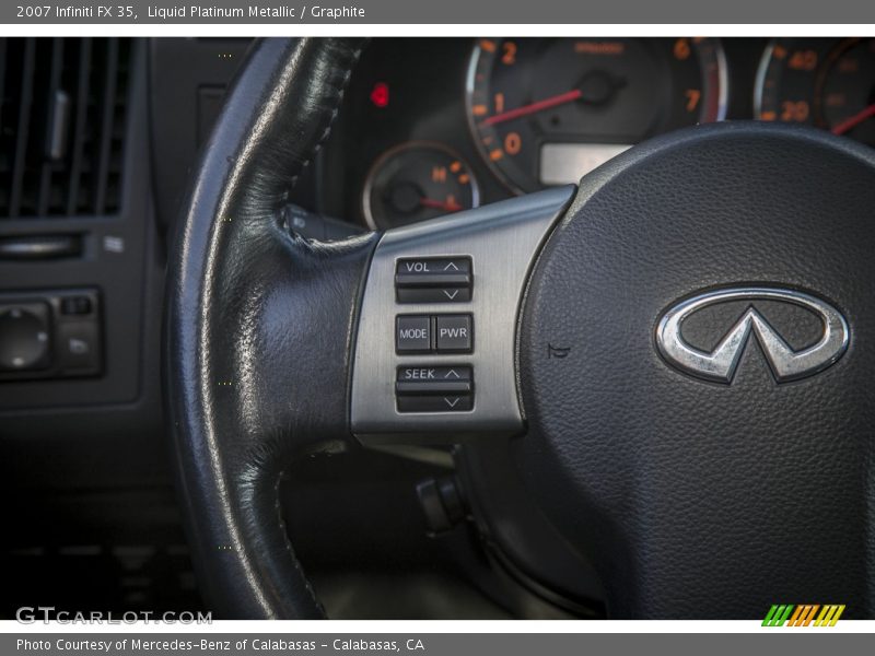 Liquid Platinum Metallic / Graphite 2007 Infiniti FX 35