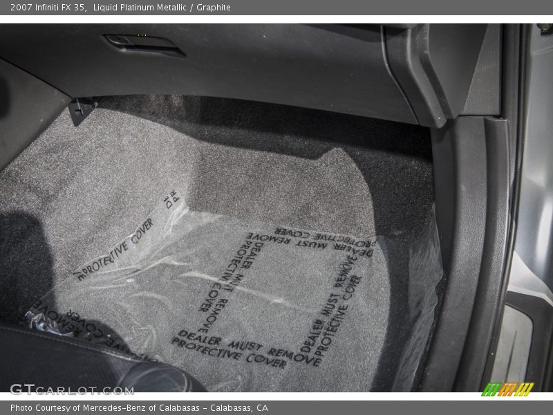 Liquid Platinum Metallic / Graphite 2007 Infiniti FX 35
