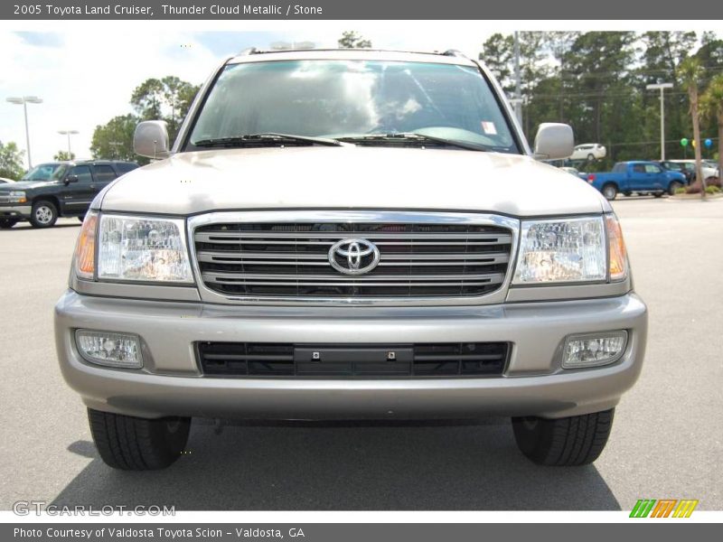 Thunder Cloud Metallic / Stone 2005 Toyota Land Cruiser