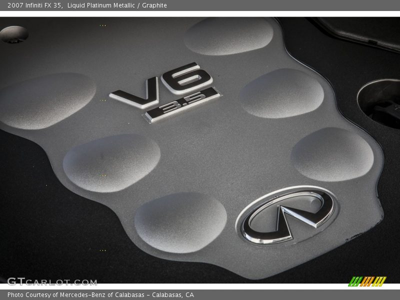 Liquid Platinum Metallic / Graphite 2007 Infiniti FX 35