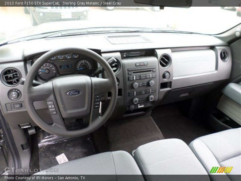 Sterling Gray Metallic / Steel Gray 2013 Ford F150 STX SuperCab