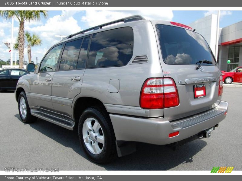 Thunder Cloud Metallic / Stone 2005 Toyota Land Cruiser