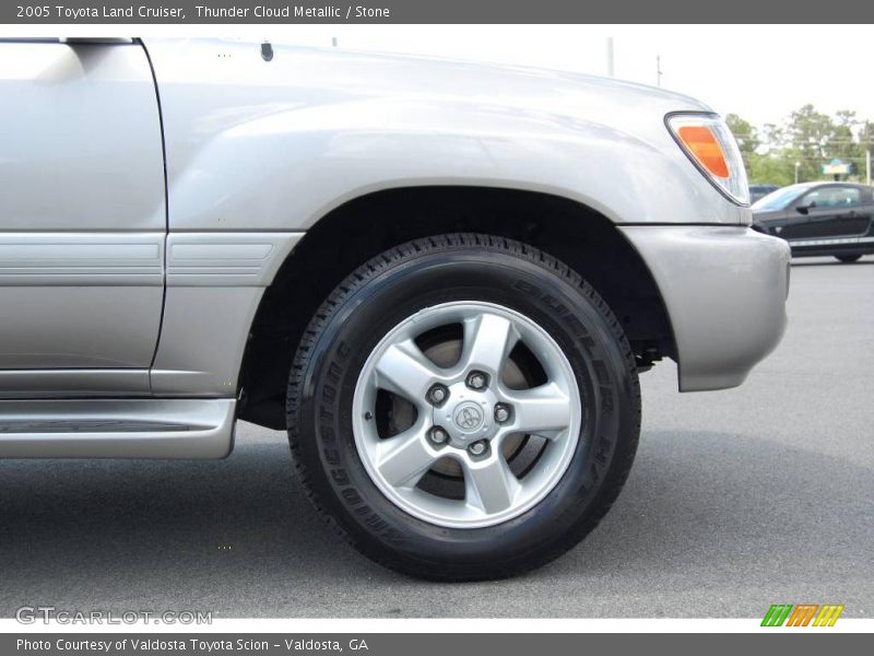 Thunder Cloud Metallic / Stone 2005 Toyota Land Cruiser