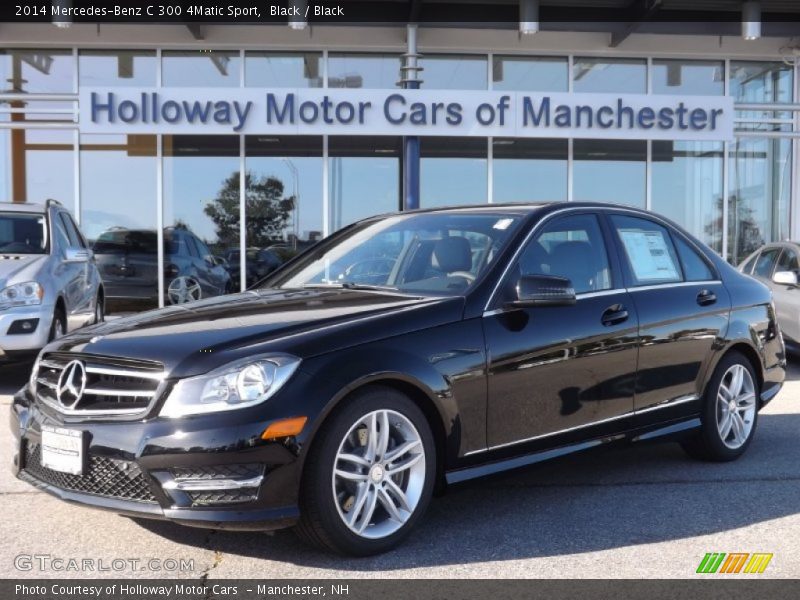 Black / Black 2014 Mercedes-Benz C 300 4Matic Sport