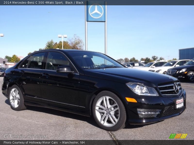 Black / Black 2014 Mercedes-Benz C 300 4Matic Sport