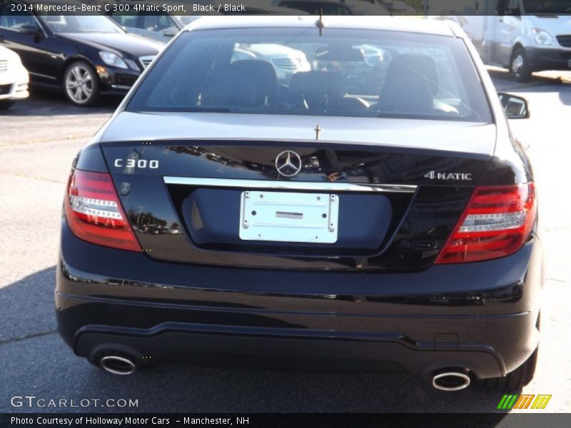 Black / Black 2014 Mercedes-Benz C 300 4Matic Sport