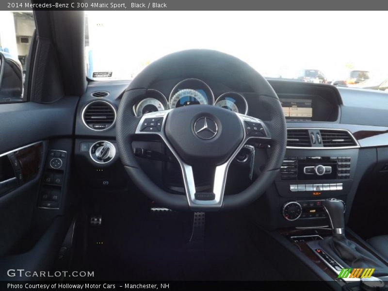 Black / Black 2014 Mercedes-Benz C 300 4Matic Sport