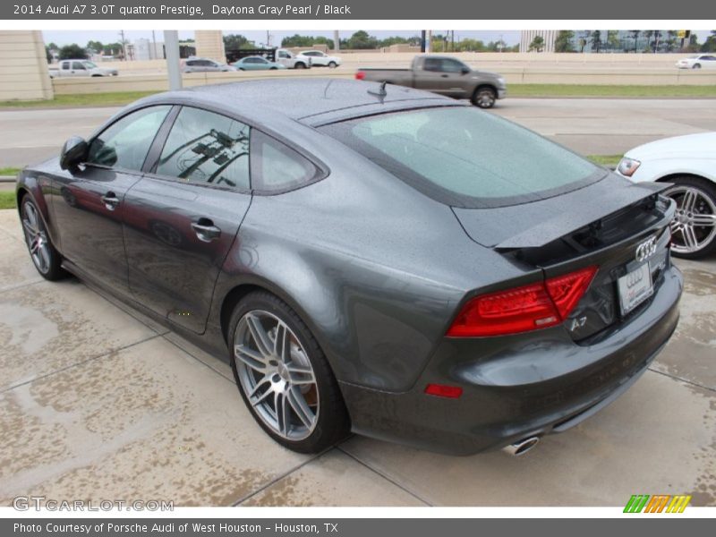 Daytona Gray Pearl / Black 2014 Audi A7 3.0T quattro Prestige