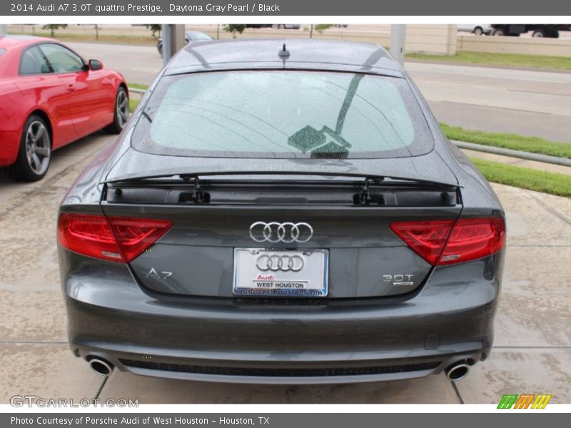 Daytona Gray Pearl / Black 2014 Audi A7 3.0T quattro Prestige