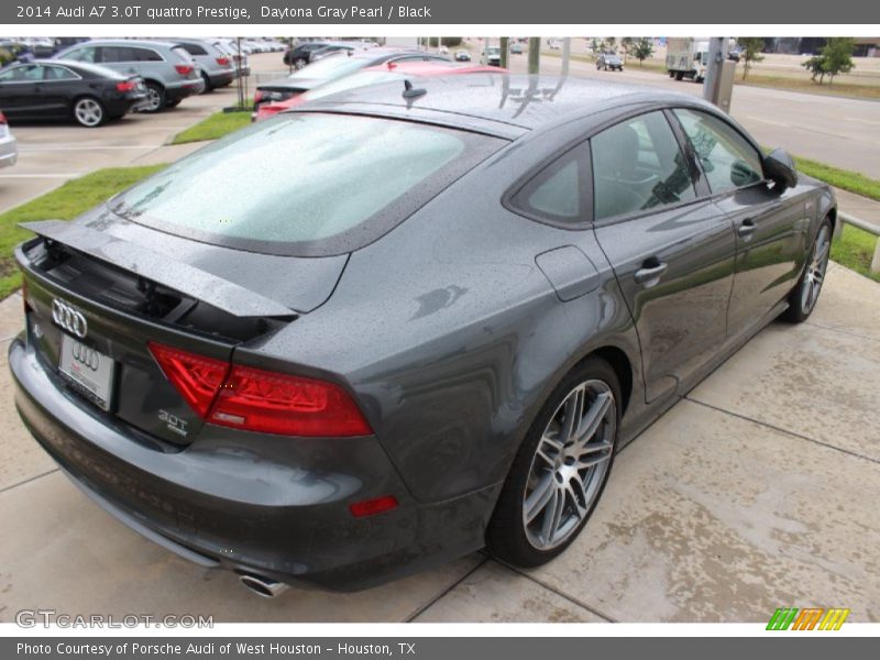 Daytona Gray Pearl / Black 2014 Audi A7 3.0T quattro Prestige