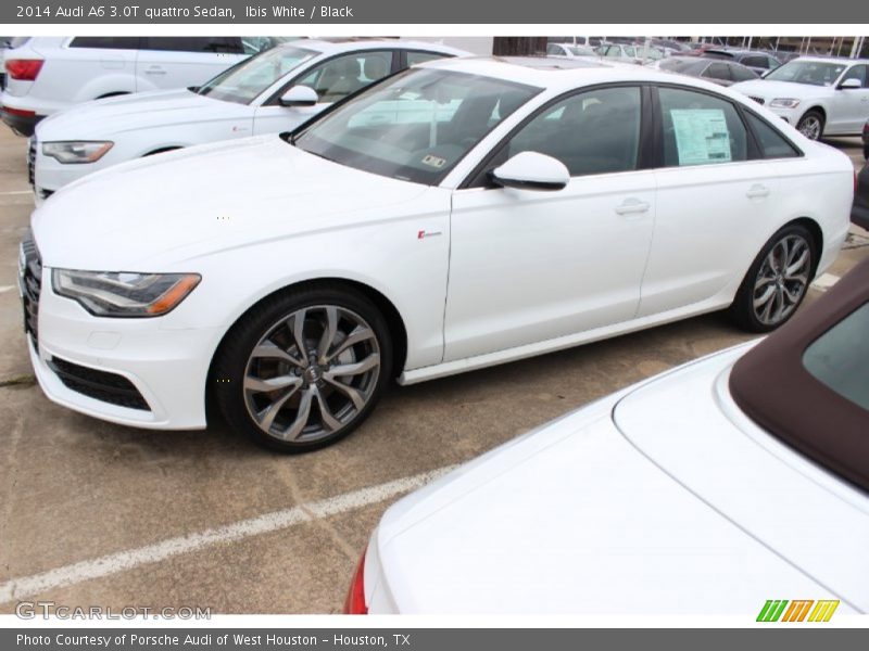 Ibis White / Black 2014 Audi A6 3.0T quattro Sedan