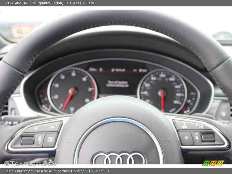 Ibis White / Black 2014 Audi A6 3.0T quattro Sedan