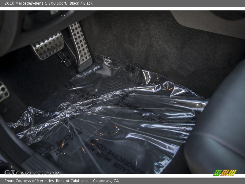 Black / Black 2010 Mercedes-Benz C 300 Sport