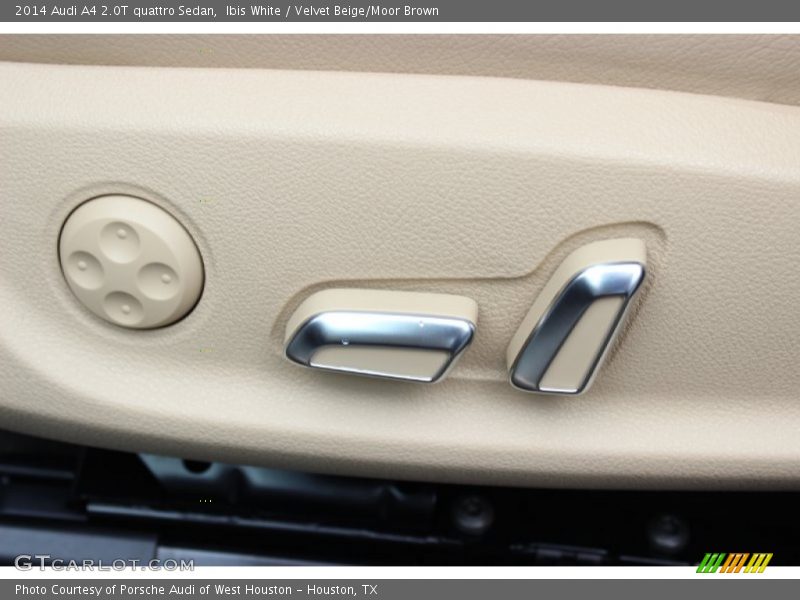Ibis White / Velvet Beige/Moor Brown 2014 Audi A4 2.0T quattro Sedan