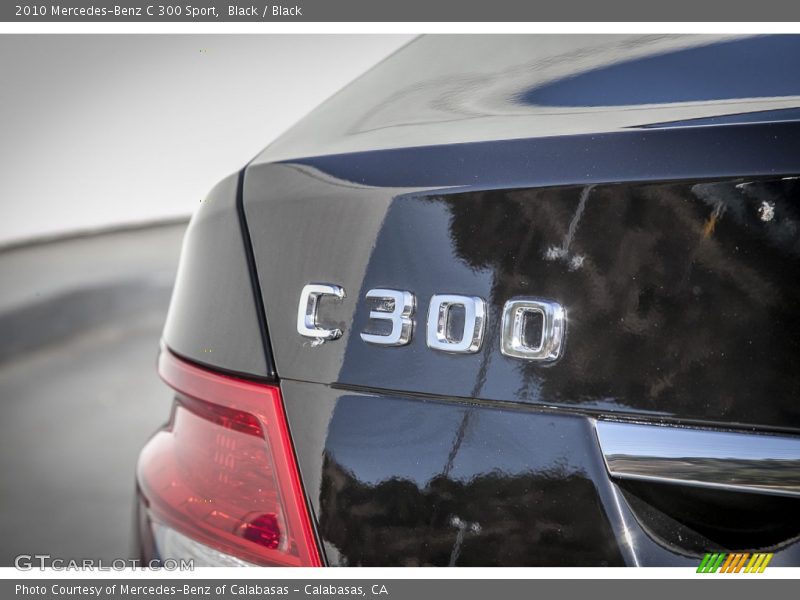 Black / Black 2010 Mercedes-Benz C 300 Sport