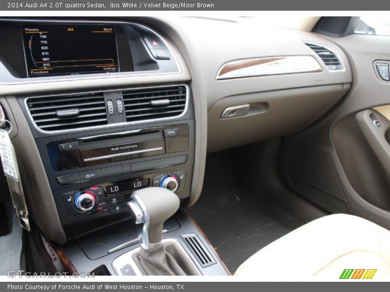 Ibis White / Velvet Beige/Moor Brown 2014 Audi A4 2.0T quattro Sedan