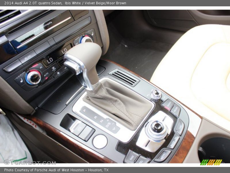 Ibis White / Velvet Beige/Moor Brown 2014 Audi A4 2.0T quattro Sedan