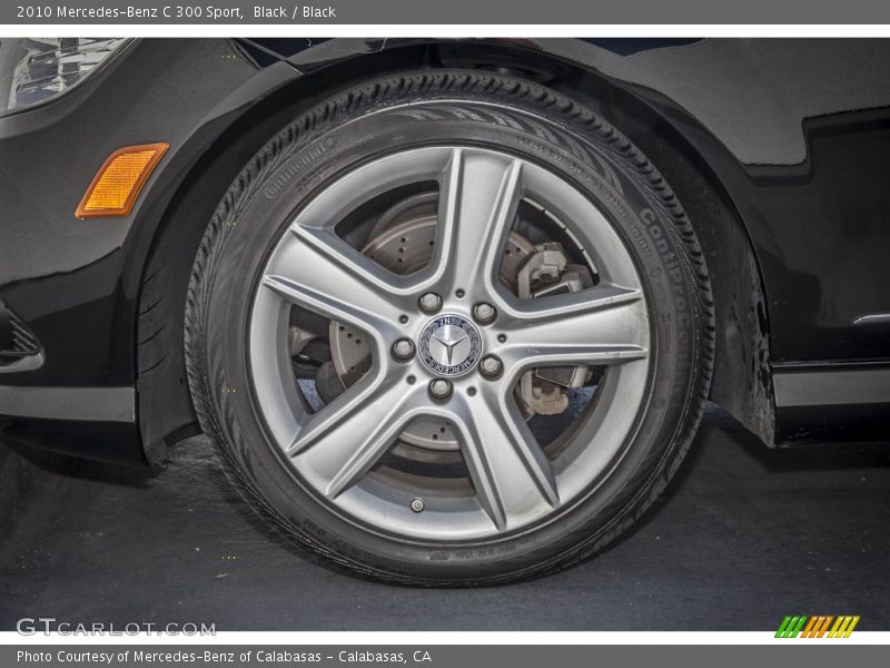 Black / Black 2010 Mercedes-Benz C 300 Sport