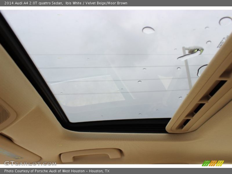 Ibis White / Velvet Beige/Moor Brown 2014 Audi A4 2.0T quattro Sedan