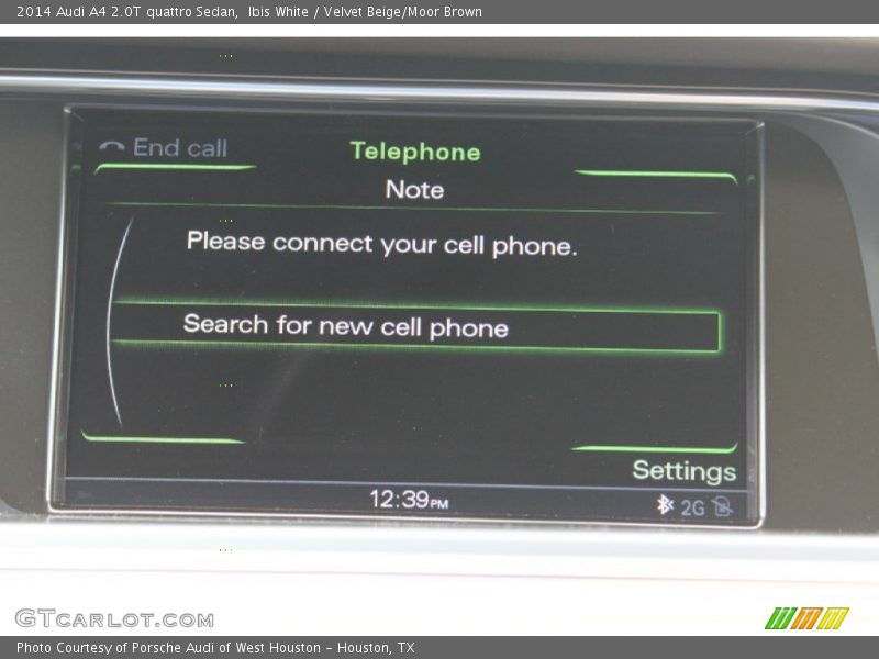 Ibis White / Velvet Beige/Moor Brown 2014 Audi A4 2.0T quattro Sedan