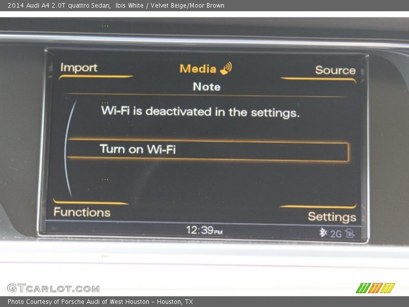 Ibis White / Velvet Beige/Moor Brown 2014 Audi A4 2.0T quattro Sedan