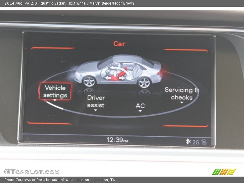 Ibis White / Velvet Beige/Moor Brown 2014 Audi A4 2.0T quattro Sedan