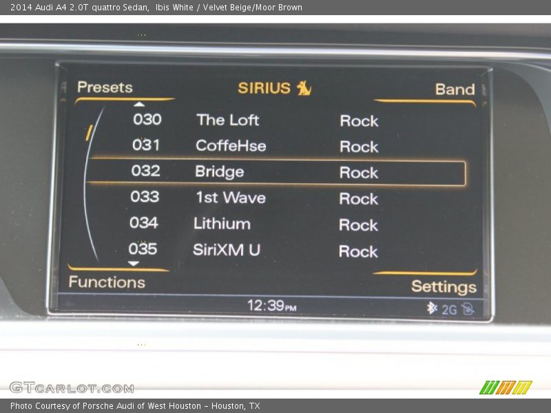 Ibis White / Velvet Beige/Moor Brown 2014 Audi A4 2.0T quattro Sedan