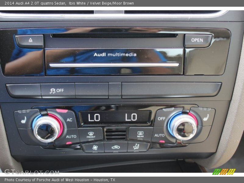 Ibis White / Velvet Beige/Moor Brown 2014 Audi A4 2.0T quattro Sedan