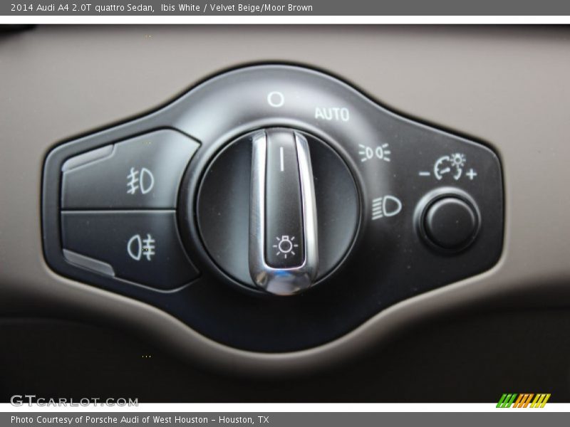 Ibis White / Velvet Beige/Moor Brown 2014 Audi A4 2.0T quattro Sedan