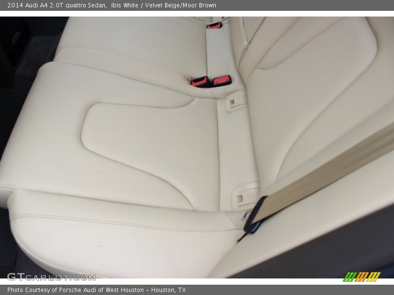 Ibis White / Velvet Beige/Moor Brown 2014 Audi A4 2.0T quattro Sedan