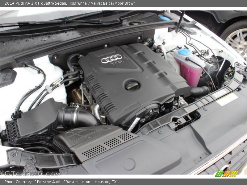 Ibis White / Velvet Beige/Moor Brown 2014 Audi A4 2.0T quattro Sedan