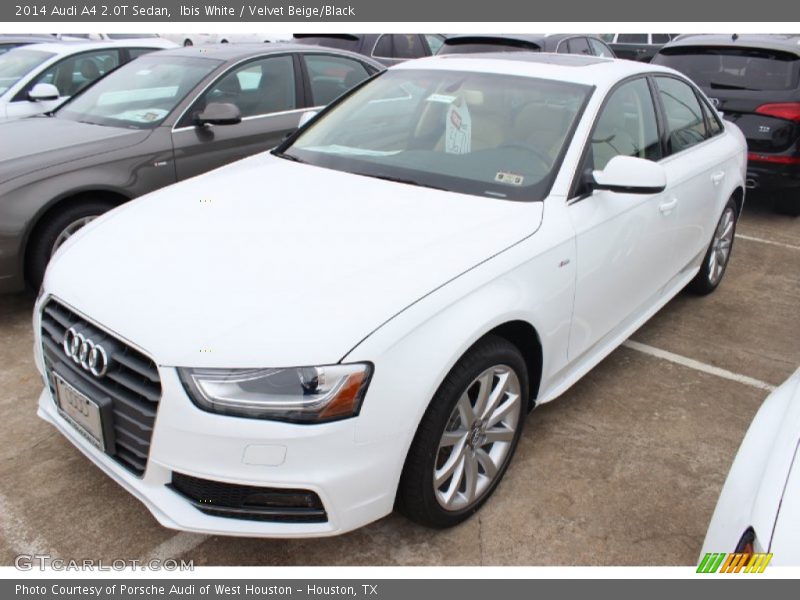 Ibis White / Velvet Beige/Black 2014 Audi A4 2.0T Sedan