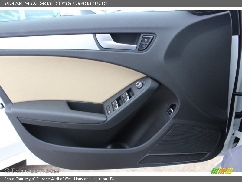 Ibis White / Velvet Beige/Black 2014 Audi A4 2.0T Sedan