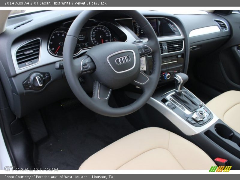 Ibis White / Velvet Beige/Black 2014 Audi A4 2.0T Sedan