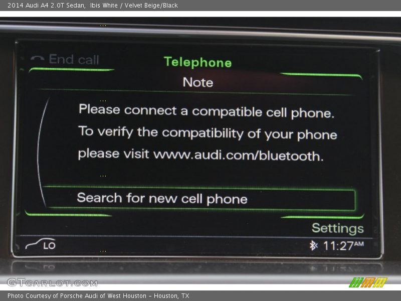 Ibis White / Velvet Beige/Black 2014 Audi A4 2.0T Sedan