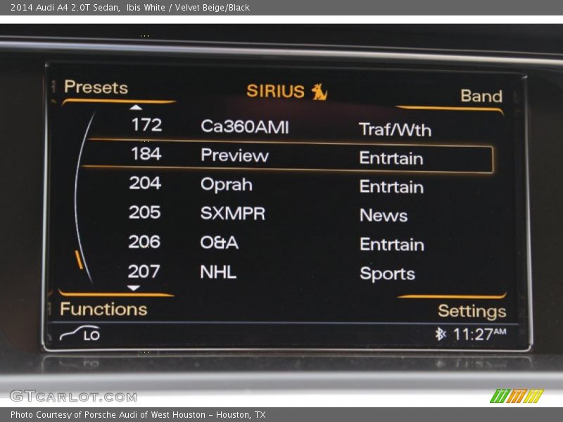 Ibis White / Velvet Beige/Black 2014 Audi A4 2.0T Sedan