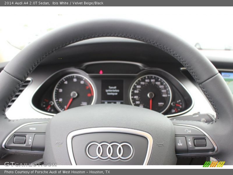 Ibis White / Velvet Beige/Black 2014 Audi A4 2.0T Sedan