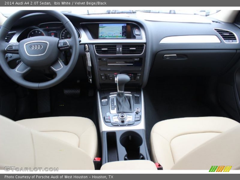 Ibis White / Velvet Beige/Black 2014 Audi A4 2.0T Sedan