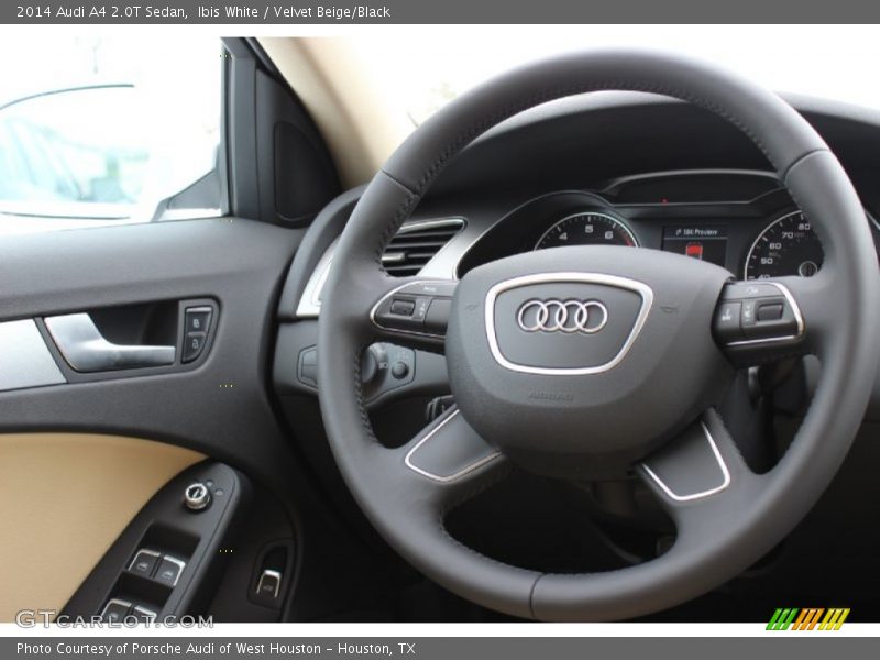 Ibis White / Velvet Beige/Black 2014 Audi A4 2.0T Sedan