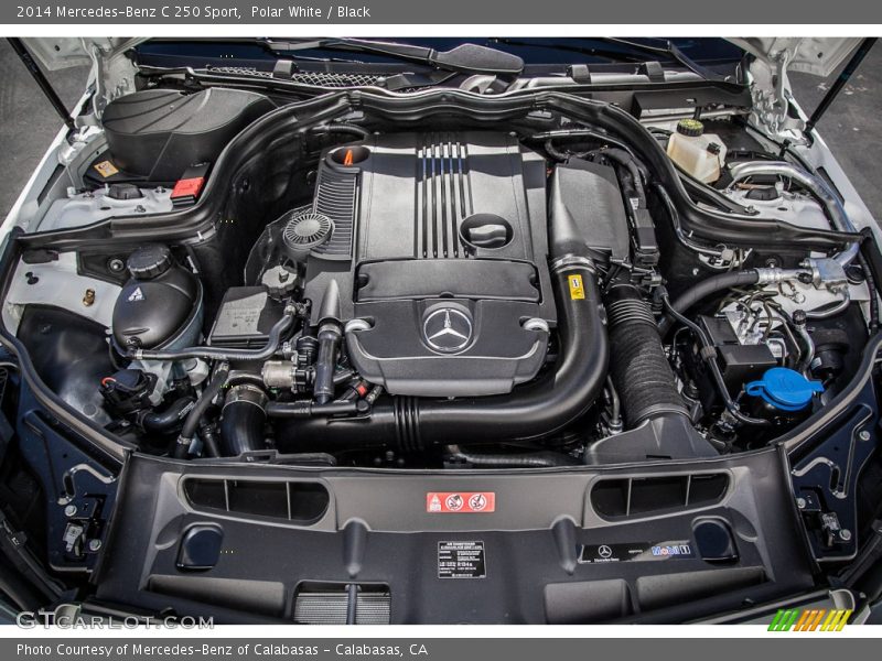 Polar White / Black 2014 Mercedes-Benz C 250 Sport